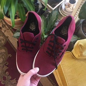 Never-Worn Women’s Maroon Vans Shoe